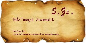 Sümegi Zsanett névjegykártya